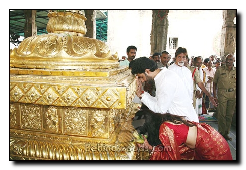 Aish and Abhi at Thirupathi - Gallery