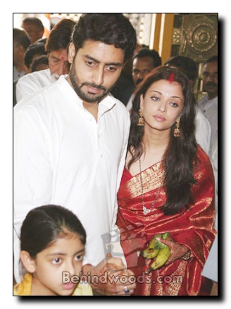 Aish and Abhi at Thirupathi - Gallery