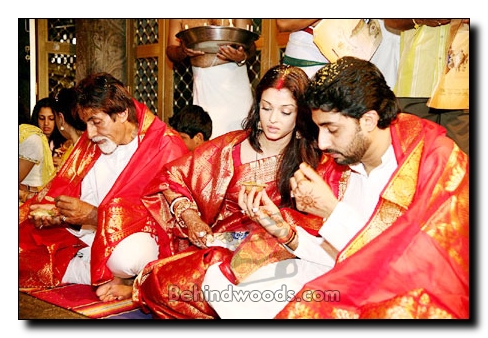 Aish and Abhi at Thirupathi - Gallery