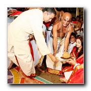 Aish and Abhi at Thirupathi - Gallery