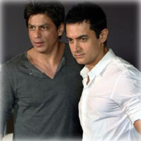 Shah Rukh Khan and Aamir Khan