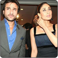 Saif Ali Khan and Kareena Kapoor