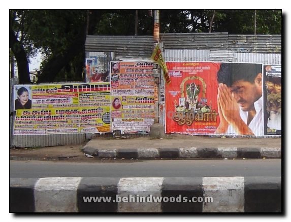 Aalwar posters rocking the city!! 