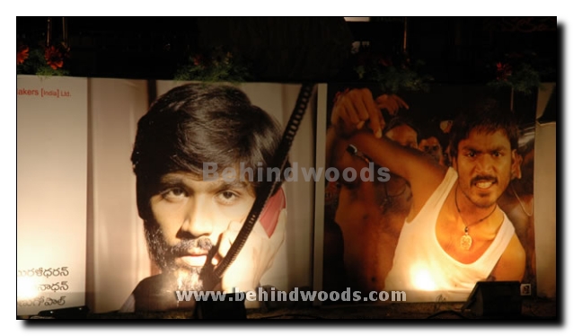 Dhanush and Sneha for Pudupet in Telugu