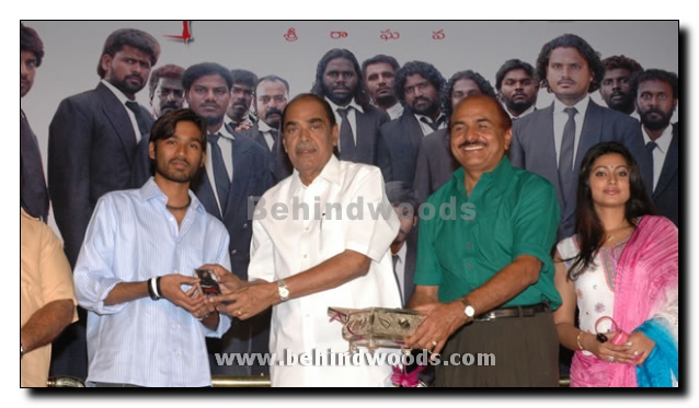 Dhanush and Sneha for Pudupet in Telugu