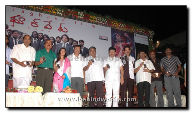 Dhanush and Sneha for Pudupet in Telugu