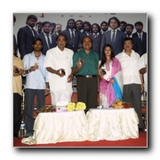 Dhanush and Sneha for Pudupet in Telugu