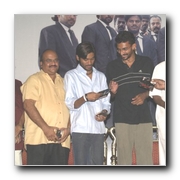 Dhanush and Sneha for Pudupet in Telugu