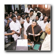 Vijayakanth's assembly debut in pics