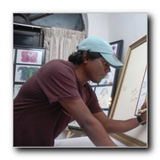 Aksharakamalhaasan inaugurated painting expo