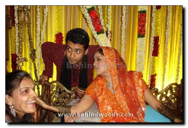 Jyothika's Mehendi Ceremony