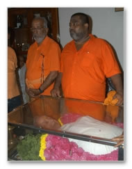 M.N.Nambiar funeral  images
