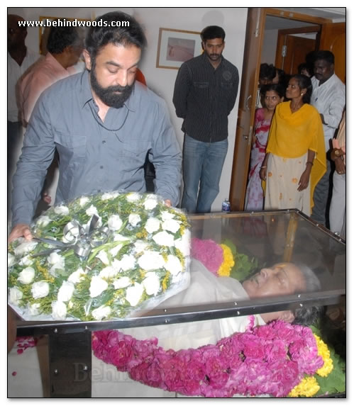 M.N.Nambiar funeral  images