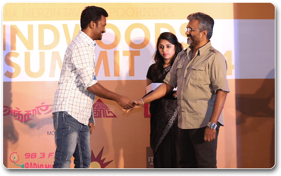 Suseenthiran AT BEHINDWOODS GOLD SUMMIT 2013 FILM AWARDS