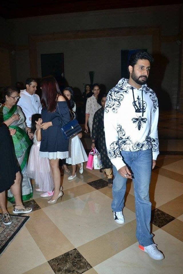Bachchan Family Spotted At JW Marriott