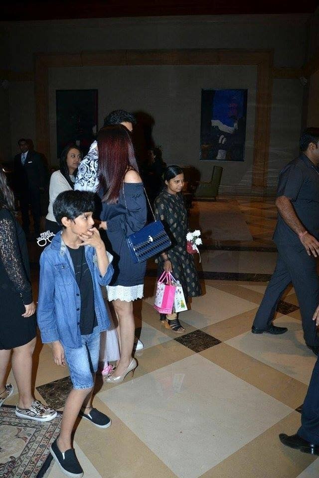 Bachchan Family Spotted At JW Marriott