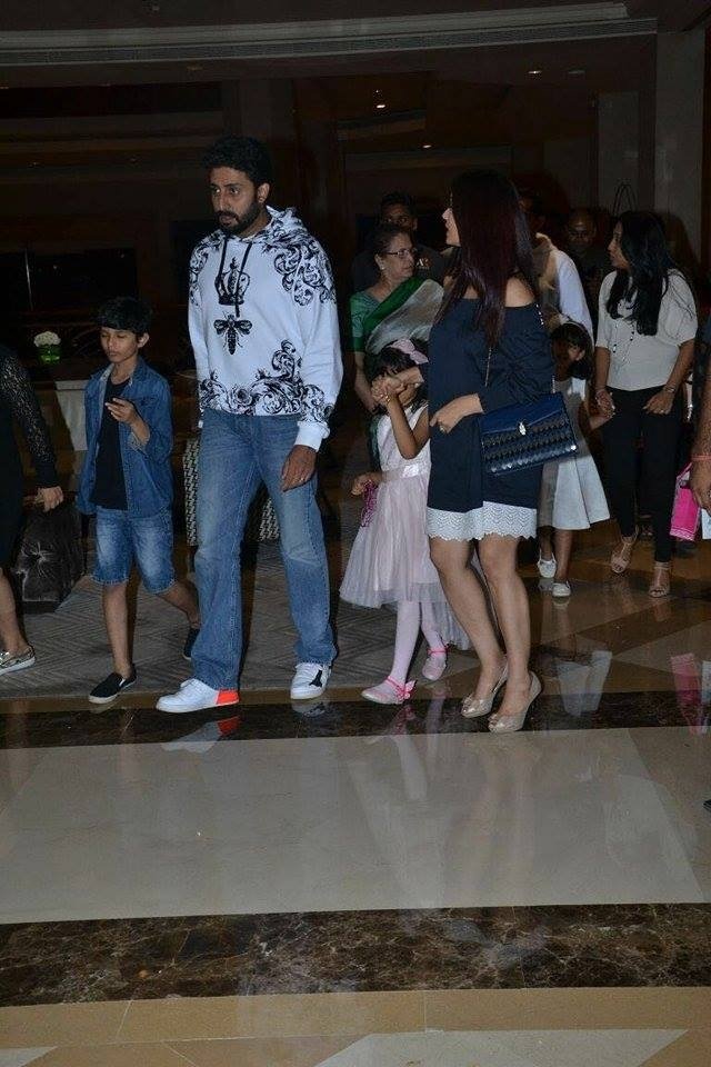 Bachchan Family Spotted At JW Marriott
