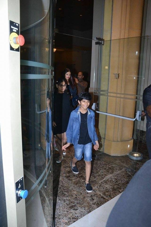 Bachchan Family Spotted At JW Marriott