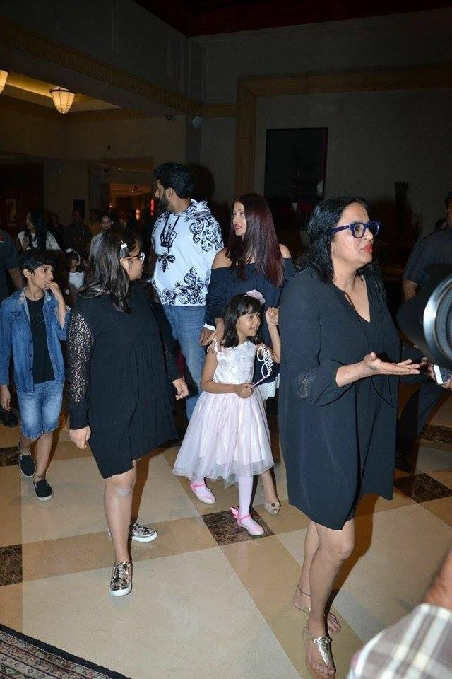 Bachchan Family Spotted At JW Marriott