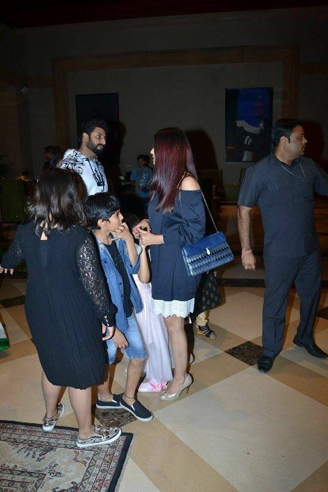 Bachchan Family Spotted At JW Marriott