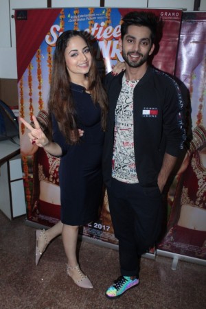 Himansh Kohli And Zoya Afroz At The Promotional Interview For Film Sweetiee Weds NRI