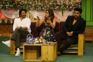 Mubarakan Team On Set Of Kapil Sharma Show