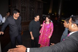 Sagarika Ghatge And Zaheer Khan Reception