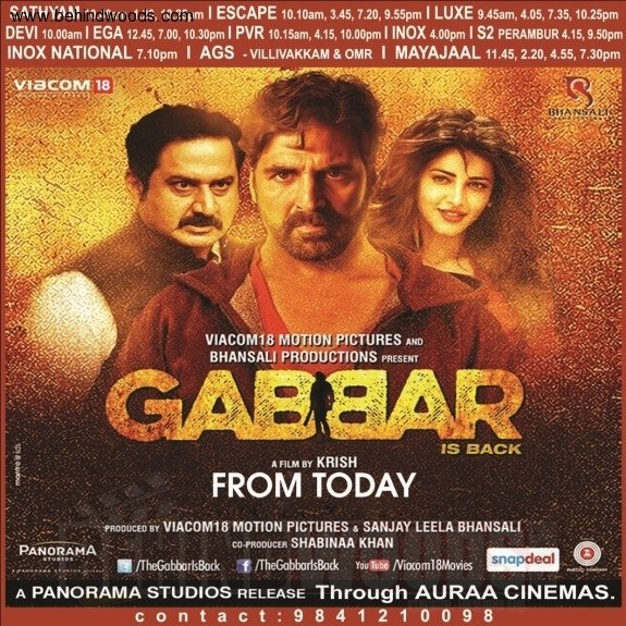 gabbar is back movie  1080p videos