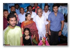 Film stars at Abirami Mega Mall  Images