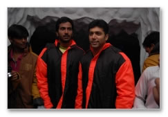 Film stars at Abirami Mega Mall  Images