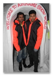 Film stars at Abirami Mega Mall  Images