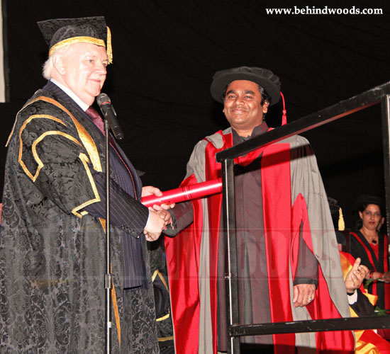 AR Rahman @ Middlesex University - Images