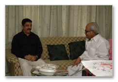 Kamal calls on K Balachander - images 