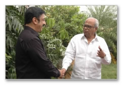 Kamal calls on K Balachander - images 