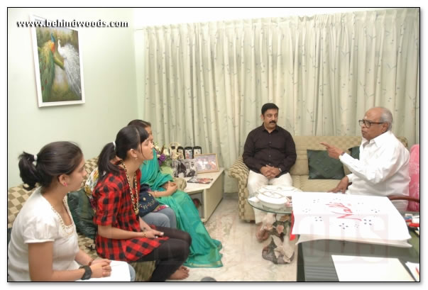 Kamal calls on K Balachander - images 