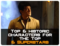 Top 6 historic characters
