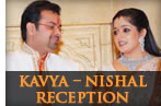 Kavya - Nishal reception