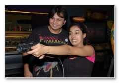 Sathyam launches Arcade games  Images