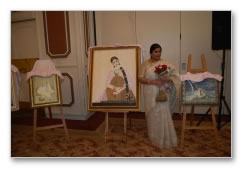 Sri Priyas art exhibition  - images