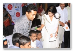 Suriya/Shriya experience the Joy of Giving - images