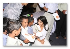 Suriya/Shriya experience the Joy of Giving - images