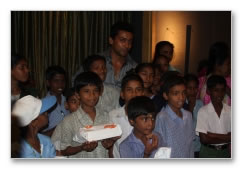 Suriya/Shriya experience the Joy of Giving - images