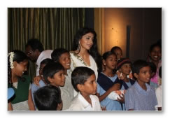Suriya/Shriya experience the Joy of Giving - images