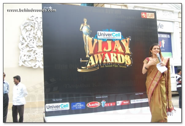 Vijay awards bus flagged off - Images