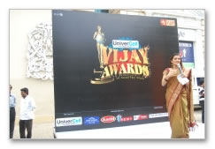 Vijay awards bus flagged off - Images