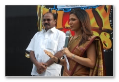 Vijay awards bus flagged off - Images