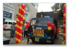 Vijay awards bus flagged off - Images