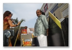 Vijay awards bus flagged off - Images