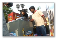 Vijay awards bus flagged off - Images