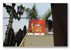 Vijay awards bus flagged off - Images